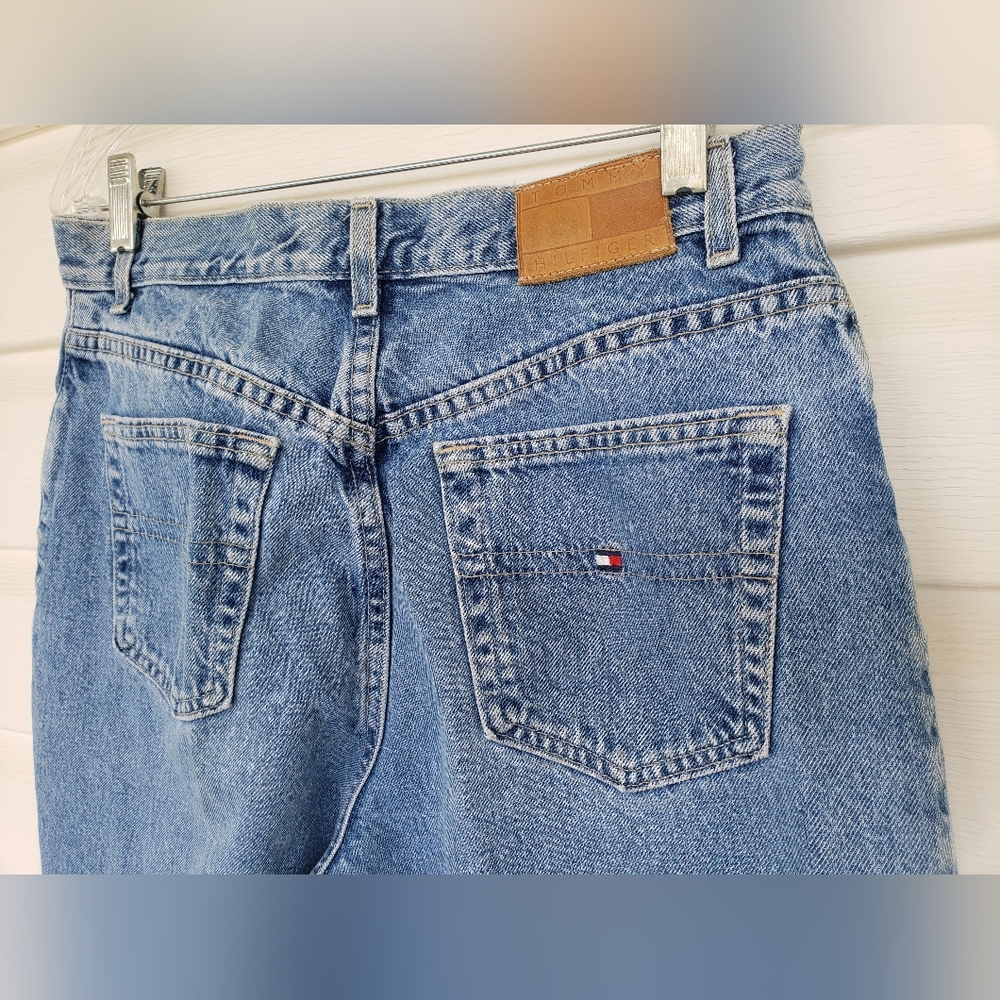 Y2K Tommy Hilfiger Light Blue Straight Leg Jeans!!! - Picture 8 of 12